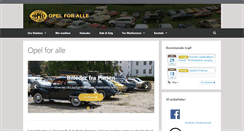Desktop Screenshot of historisk-opelklub.dk